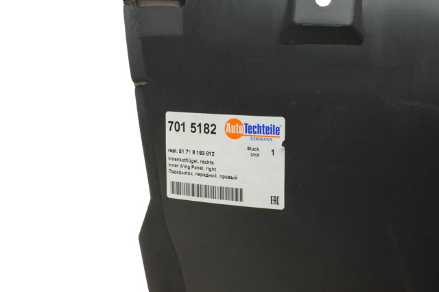 7015182 Autotechteile Підкрилок переднього крила, правий передній