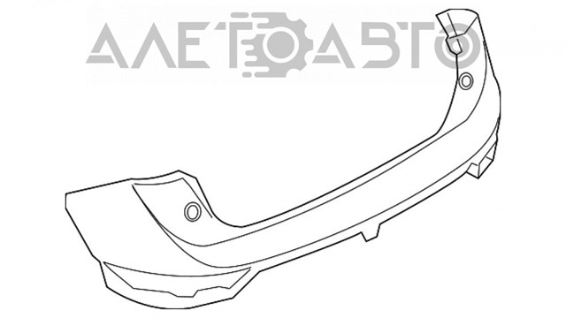 Купити EJ7Z17810ACPTM Ford Задній бампер