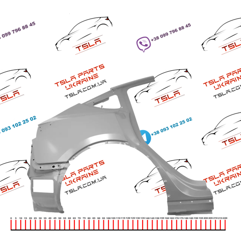 1549231SCA Tesla Крило заднє праве