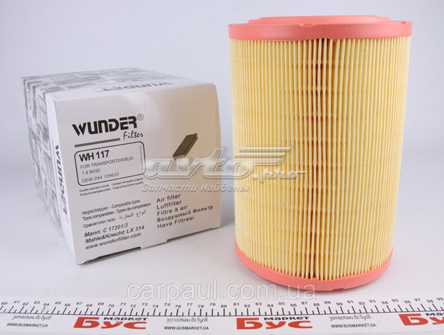 WH117 Wunder Повітряний фільтр двигуна