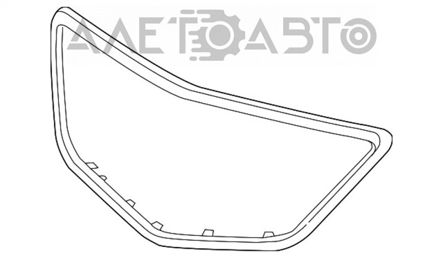 Молдинг решітки радіатора Honda 75105TZ5A02 ціна, від 272.38 USD