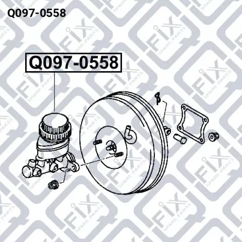 Q0970558 Q-fix Циліндр гальмівний, головний