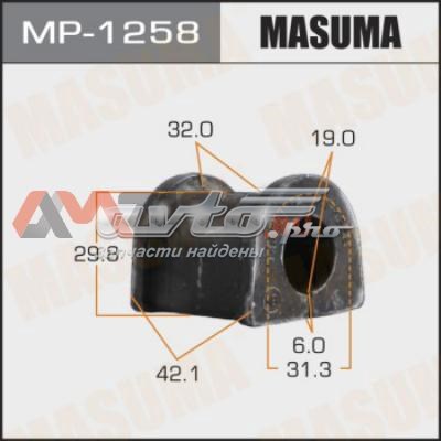 Втулка стабілізатора заднього Masuma MP1258 ціна, від 4.07 USD