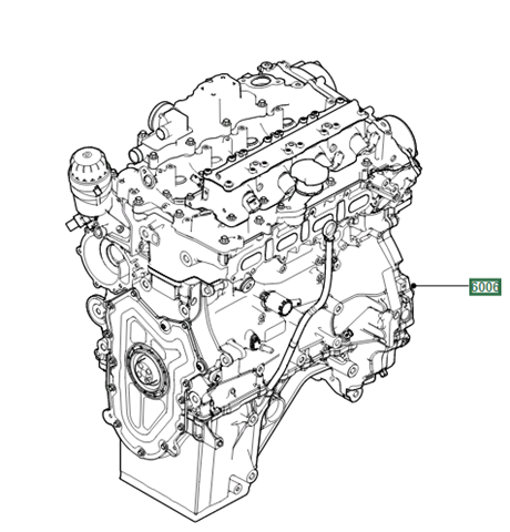 Двигун LR091905 Land Rover