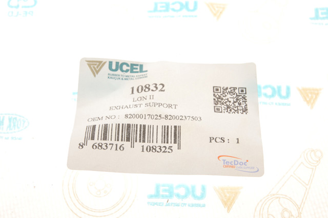 Подушка кріплення глушника Uc-el 10832
