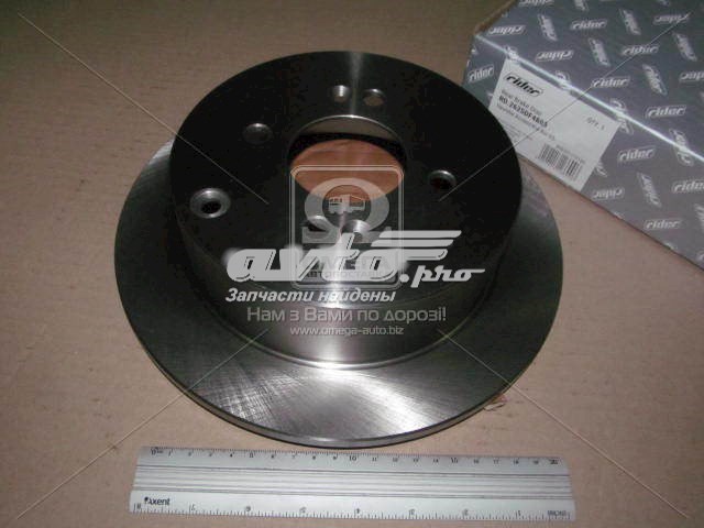 Диск гальмівний задній Rider RD2625DF4803