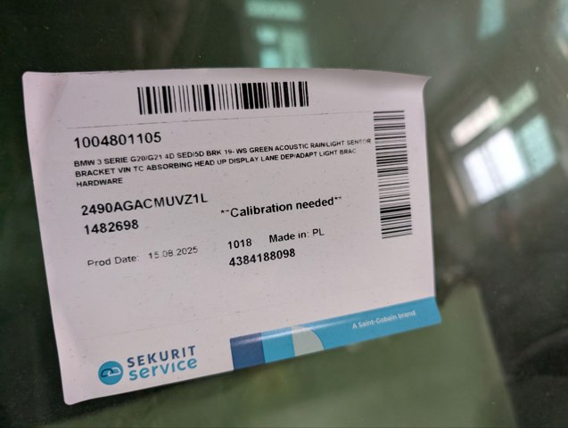 Автоскло Sekurit GS1442D12S ціна, від 461.43 USD