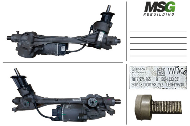 Купити VW426NL00R MSG Rebuilding Рульова рейка