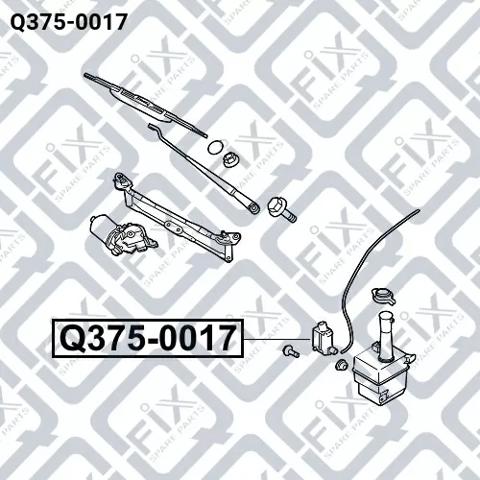 Моторчик омивача Q3750017 Q-fix
