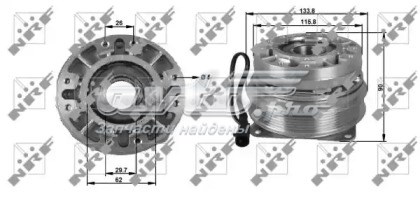 В'язкова муфта вентилятора Iveco 5801480322 ціна, від 179.72 USD