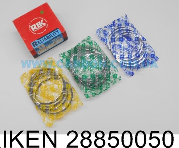 Кільця поршневі комплект на мотор, 2-й ремонт (+0,50) Riken 28850050 ціна, від 35.81 USD
