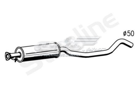 Глушник Starline 3230425 ціна, від 51.78 USD