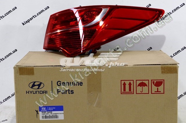 Задній правий зовнішній ліхтар Hyundai/Kia 924022W030 ціна, від 101.58 USD