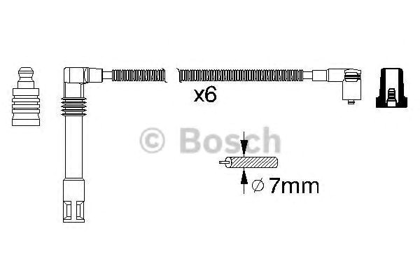 Дріт високовольтний Bosch 986356321