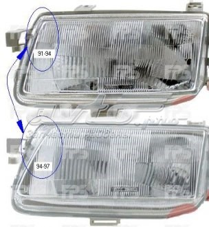 Фара передня права Depo/Loro/Abakus FP5050R2E