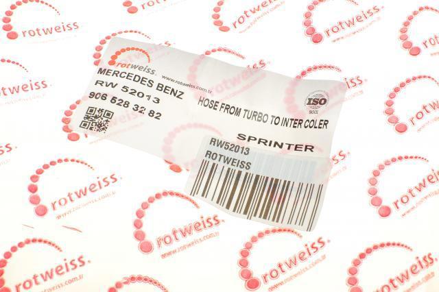 Шланг/патрубок интеркуллера Rotweiss RW52013 ціна, від 21.11 USD