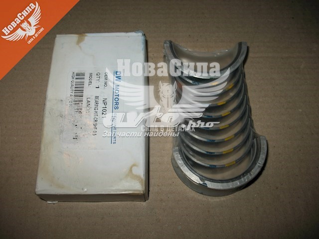 Вкладиші колінвала, корінні, комплект, 2-й ремонт (+0,50) Korea (oem) NP1021 ціна, від 14.79 USD