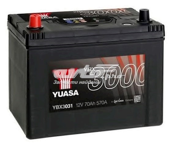 Купити Акумулятор Yuasa Ємність 70А/г YBX3031