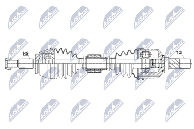 Привід передній лівий Renault (RVI) 391019028R ціна, від 96.94 USD