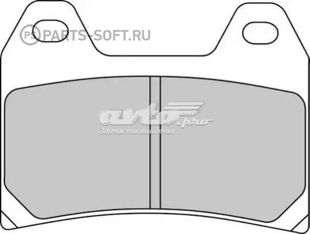 Гальмівні колодки Ferodo FDB2042P ціна, від 24.99 USD