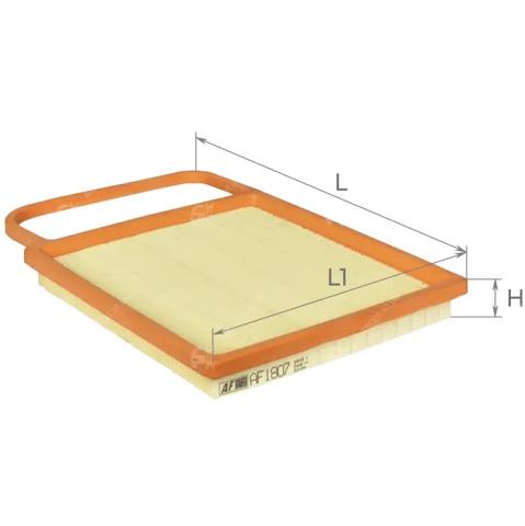 Елемент повітряного фільтра Alpha Filter AF1807 ціна, від 5.06 USD