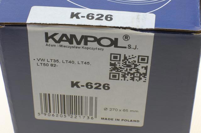 Гальма робочі задні ножні і гальмівні барабани Kampol K626