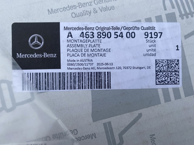  Mercedes A46389054009197