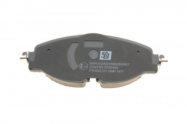 Передні тормозні колодки 209165 Solgy