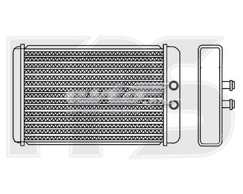 Радіатор пічки (обігрівача) FPS FP54N179 ціна, від 20.01 USD