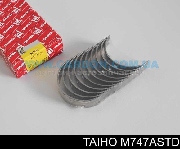 Купити M747ASTD Taiho Вкладиші колінвала, корінні, комплект, стандарт (STD)