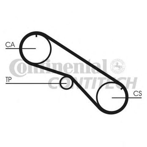 Ремінь ГРМ CT818 Continental/Siemens