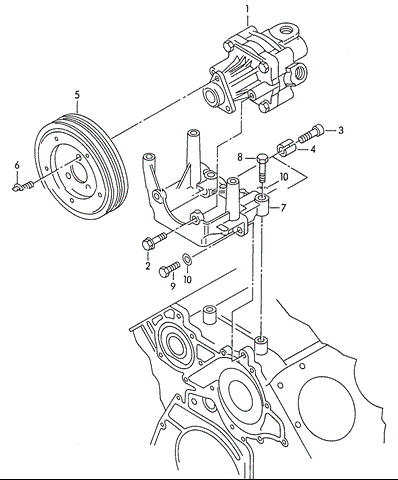8D0145156F REMA-PARTS Насос гідропідсилювача