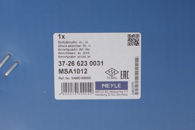 Купити 37266230031 Meyle Амортизатор передній, правий