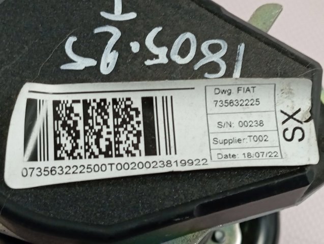 735542119 Fiat/Alfa/Lancia Пасок безпеки передній лівий