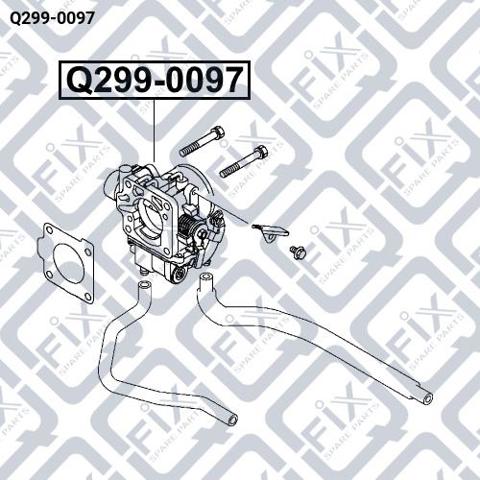 Q2990097 Q-fix Дросільна заслінка в зборі