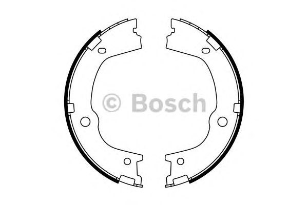 Колодки ручника / стоянкового гальма Bosch 986487776 ціна, від 32.63 USD