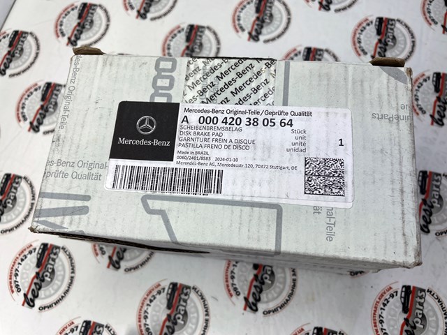Задні гальмівні колодки Mercedes A000420380564 ціна, від 102.12 USD