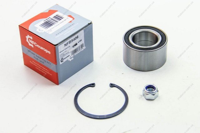 Комплект підшипник маточини передньої NFC NFB5406 ціна, від 18.55 USD