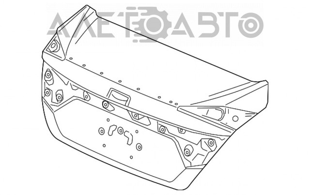 Кришка багажника FPS FP3034530 ціна, від 158.51 USD