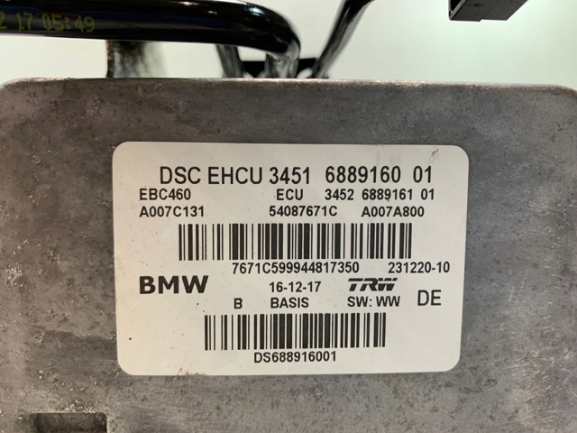 Блоки ABS BMW 34516889160