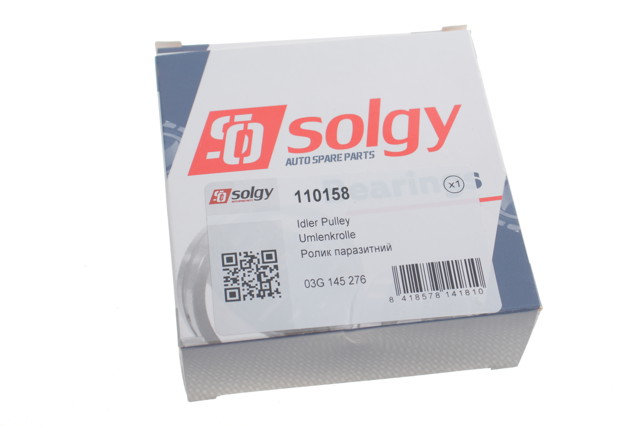 Ролик приводного ременя, паразитний Solgy 110158 ціна, від 11.27 USD