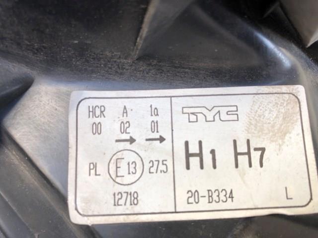 Фара ліва передня TYC 20B334052B ціна, від 105.30 USD