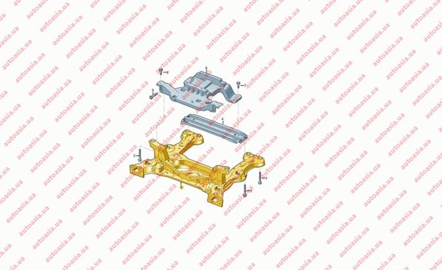 Підрамник передньої підвіски VAG 1ED199315B ціна, від 506.78 USD