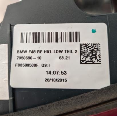 Стоп задній BMW 7350696 ціна, від 62.08 USD