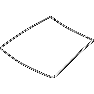 Прокладка лобового скла на Toyota Yaris  P13