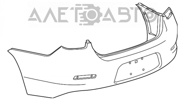Кожух бампера заднього FPS FP1718950 ціна, від 320.97 USD