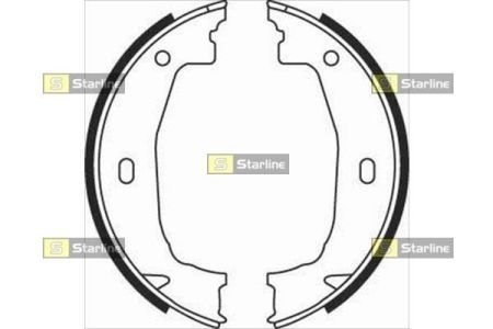 Колодки ручника / стоянкового гальма Starline BC08100 ціна, від 14.34 USD
