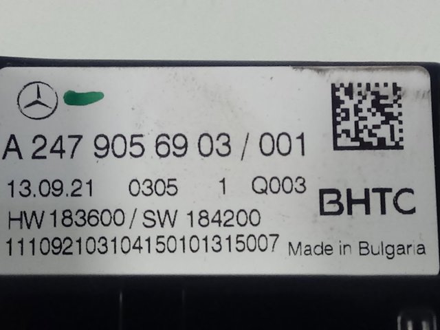 Купити A2479056903 Mercedes Блок управління пічкою