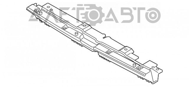 Накладка верхня передньої панелі/супорту радіатора FP3808209 FPS
