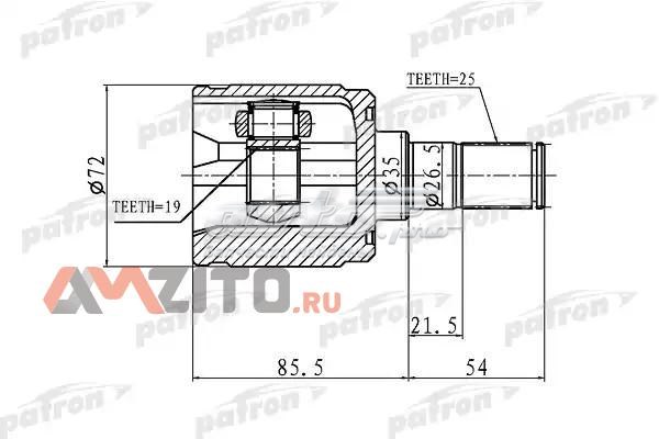 PCV1344 Patron ШРКШ внутрішній, передній